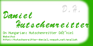 daniel hutschenreitter business card